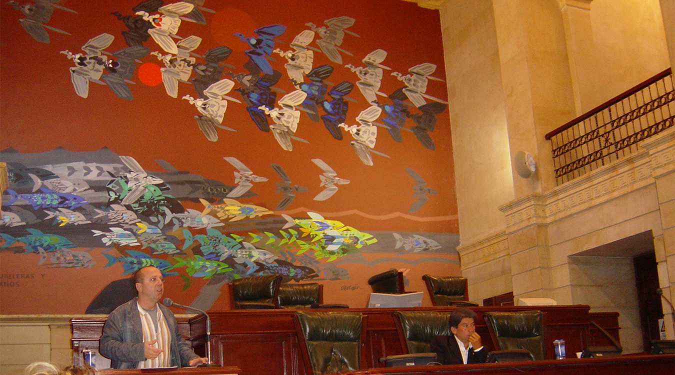 En el Parlamento de Colombia
