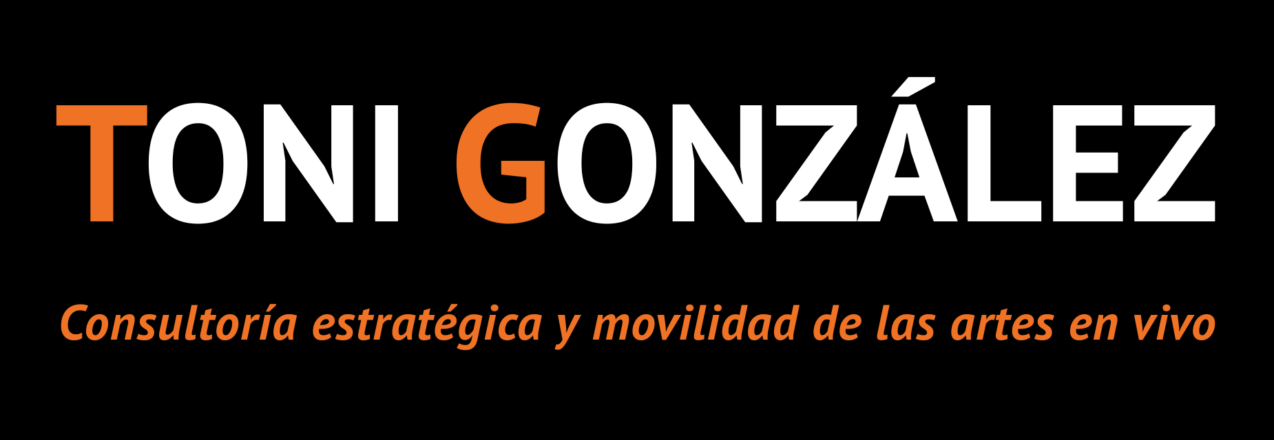 Toni González - Consultoría estratégica y movilidad de las artes